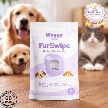 FurSwipe™ Official Pet Glove Wipes
